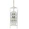 Tree on Wood Sled Christmas Ornament - 9" - White